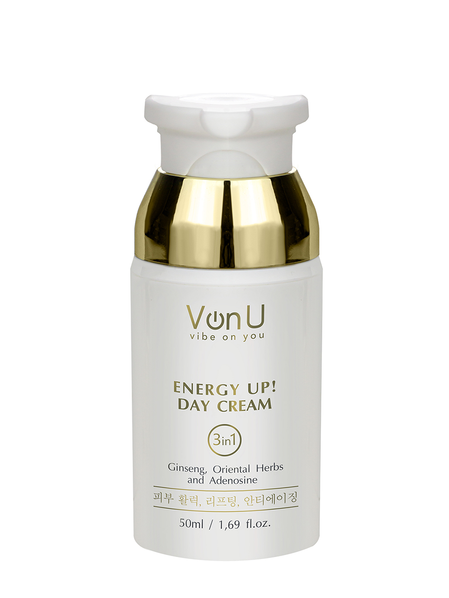 Von-U Омолаживающий дневной крем-энергетик для лица ENERGY UP! Day Cream  50ml – купить в Москве: фото, отзывы, описание | Официальный  интернет-магазин