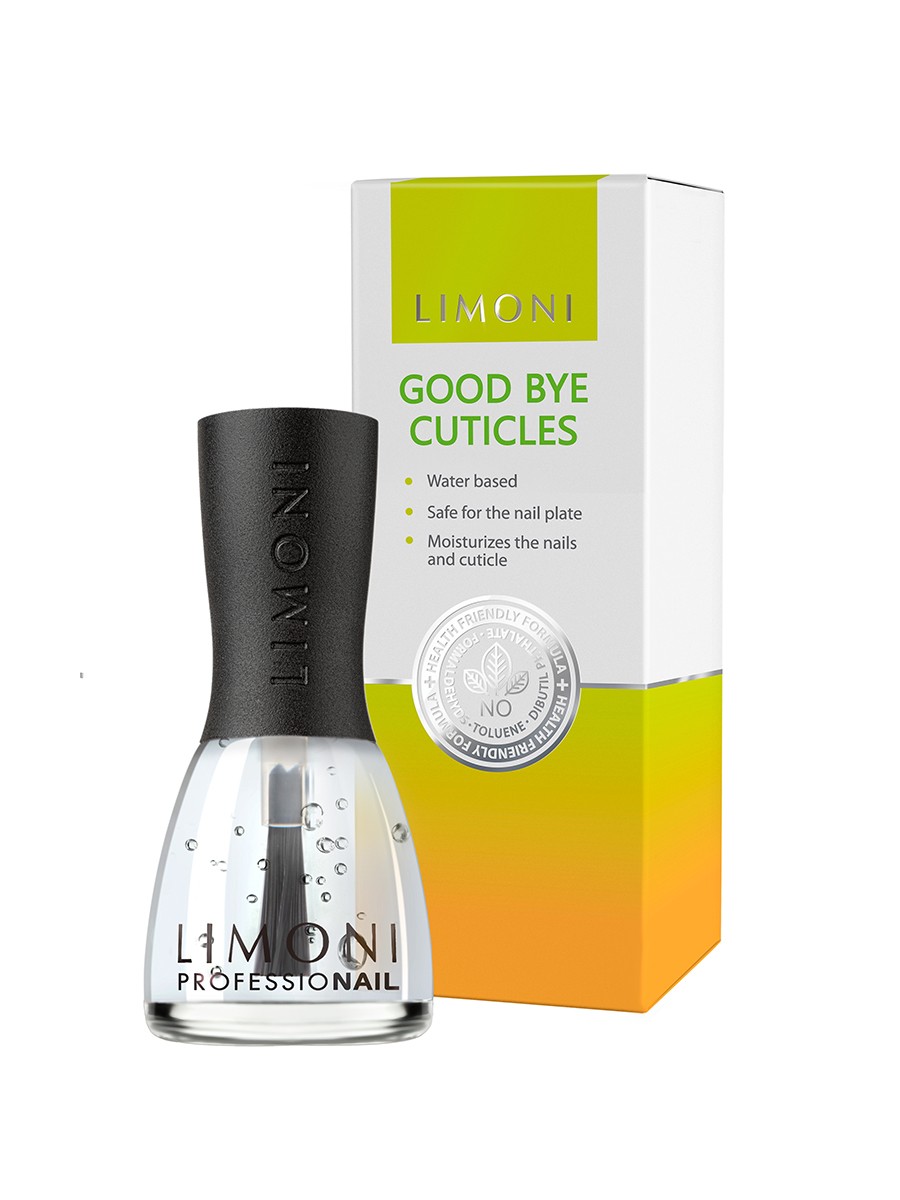 LIMONI Уход за кутикулой Good bye Cuticles Средство для удаления кутикулы  15 мл