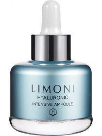 Limoni Hyaluronic Intensive Ampoule 25 ml Ultra Moisturizing Face Serum with Hyaluronic Acid, image 