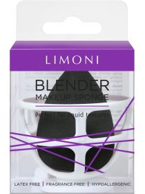 Спонж для макияжа с корзинкой Limoni Blender Makeup Sponge Black, Цвет: Black, фото 