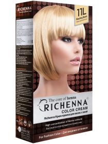 Richenna 11L Крем-краска для волос с хной (Bleaching Blonde), Оттенок: 11L (Bleaching Blonde), фото 