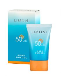 LIMONI Солнцезащитный крем-гель SPF 50+РА++++ Aqua Sun Gel 50 ml, фото 