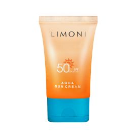 LIMONI Солнцезащитный крем SPF 50+РА++++ Aqua Sun Cream 50ml, фото 