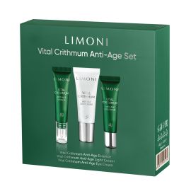 LIMONI VITAL CRITHMUM ANTI-AGE CARE SET (Набор Light Cream 25ml+Eye Cream 15ml+Essence 15ml), фото 