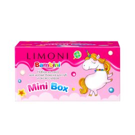 LIMONI  Набор №37 "Bambini" (Лак 01 + Бальзам 02 + Бусы), image 