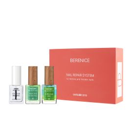 BERENICE Phytotherapy set Набор-фитотерапия для восстановления и укрепления ногтей (Cuticle peeling 15 ml, Phyto Strong 15 ml, Three-phase Oil 15 ml), фото 