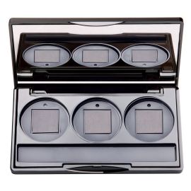 Limoni Eyeshadow Palette with 3 Magnetic Cells (Silver), image 