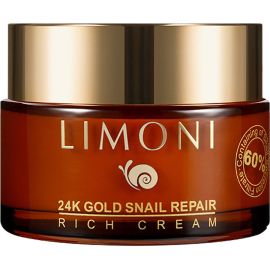 Limoni 24K Gold Snail Repair Rich Cream 50 ml, image 