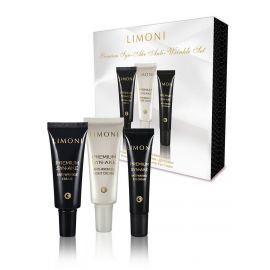 LIMONI Premium Syn-Ake Anti-Wrinkle Care Set (Набор Cream 25ml+Light Cream 25ml+Eye Cream 15ml), фото 