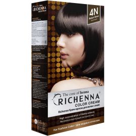 Richenna 4N Крем-краска для волос с хной (Brown), Оттенок: 4N ( Brown), image 