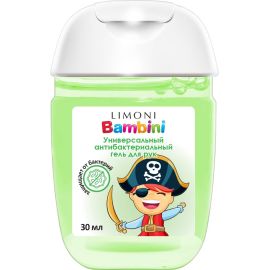 Limoni Bambini antibacterial hand gel with green tea extract, 30 ml, image 