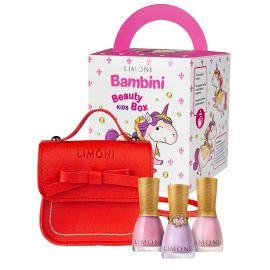 Набор детский Limoni Bambini Beauty Box (три лака, бежевая сумочка, колечко) [CLONE] [CLONE], image 