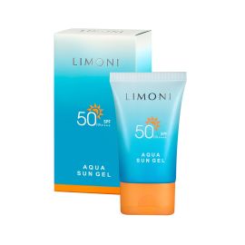 Крем-гель солнцезащитный SPF 50+ Limoni Aqua Sun Gel 50 мл, image 