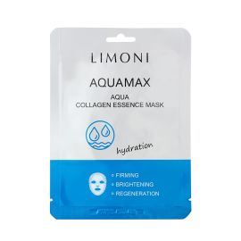 LIMONI Маска для лица увлажняющая с морской водой и коллагеном  Aqua Collagen Essence Mask 23гр, фото 