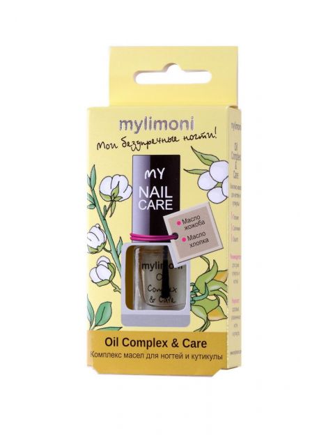 MYLIMONI Комплекс масел для ногтей и кутикулы "Oil Complex & Care" 6 мл., фото 