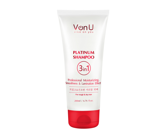 Von-U Шампунь для волос с платиной Platinum Shampoo 200 мл (New), фото 
