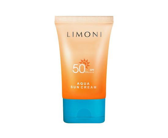 LIMONI Солнцезащитный крем SPF 50+РА++++ Aqua Sun Cream 50ml, image 