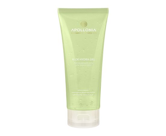 APOLLONIA ALOE HYDRA GEL Увлажняющий гель для лица и тела с алоэ 200ml, image 