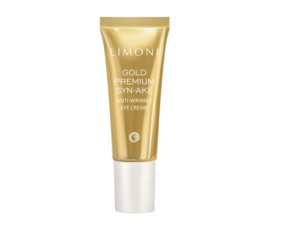 LIMONI Антивозрастной крем для век со змеиным ядом и золотом Gold Premium Syn-Ake Anti-Wrinkle Eye Cream 25ml		, фото 