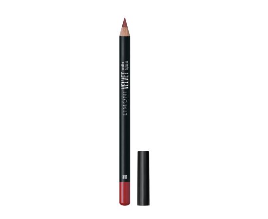 LIMONI Карандаш для губ "Velvet Matte Lipliner", тон 06, Номер оттенка: 06, фото 