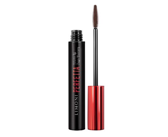 LIMONI Тушь супер объем и удлинение "PERFETTA Volume Up Zoom Mascara" тон 02 brown, фото 