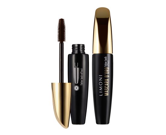 LIMONI Тушь эффект накладных ресниц "Mascara D'oro" тон 02 brown, фото 