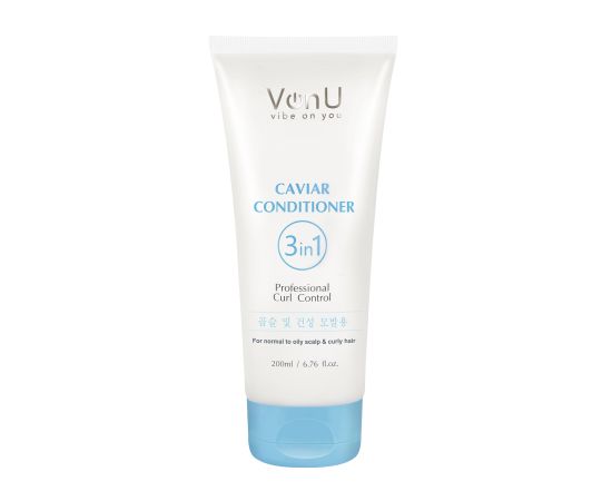 Von U Кондиционер для волос с икрой Caviar Conditioner 200 мл (New), фото 