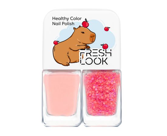 FRESH LOOK Набор лаков для ногтей Healthy Color Nail Polish Set №1 (лак 1, 2), фото 
