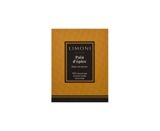 LIMONI Ароматическая свеча Пирог со специями "Pain d'epice" 160 гр., фото 