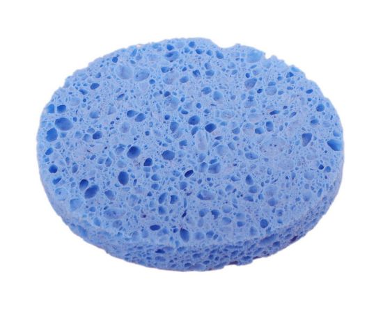 Limoni cosmetic sponge for removing make-up round, cellulose, image 
