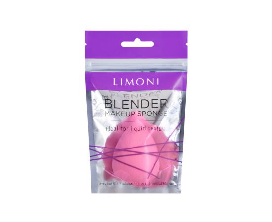 LIMONI Спонж для макияжа "Blender Makeup Sponge" Pink, Цвет: Pink, фото 