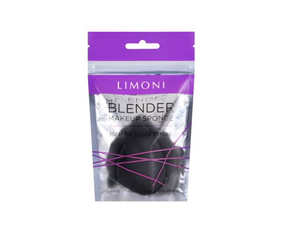 Limoni Blender Makeup Sponge Black, Цвет: Black, image 