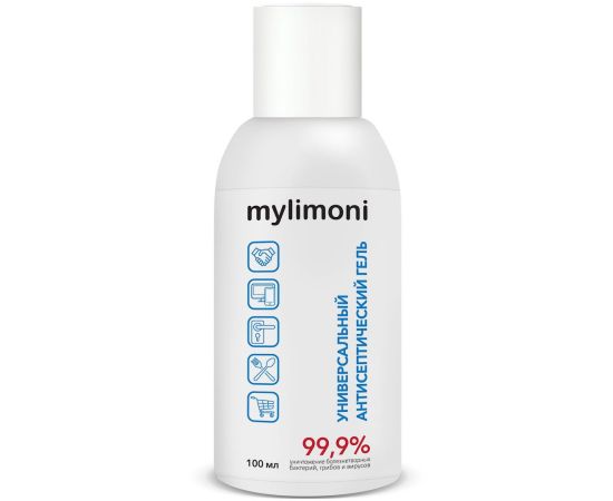 Antiseptic gel universal Mylimoni, 100 ml, 1 piece, image 