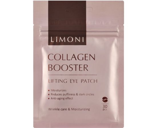 LIMONI Патчи для век укрепляющие с коллагеном Collagen Booster Lifting Eye Patch 30pcs, фото 