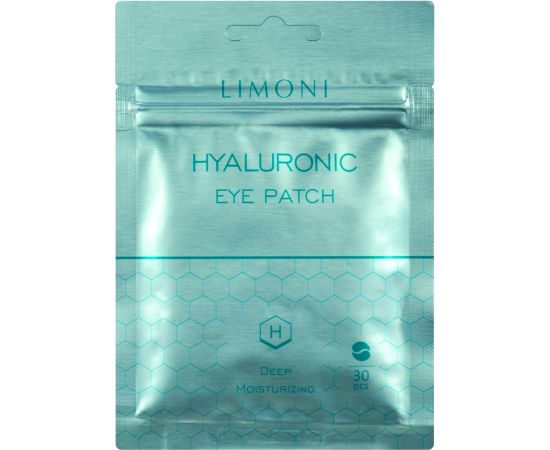 LIMONI Патчи для век увлажняющие с гиалуроновой кислотой Hyaluronic Eye Patch 30pcs, фото 