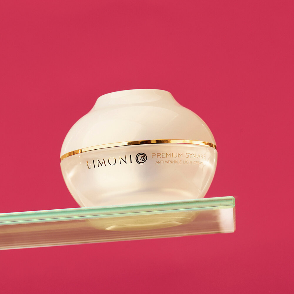 LIMONI Антивозрастной легкий крем для лица со зм.ядом Premium Syn-Ake Anti-Wrinkle Cream Light 50ml