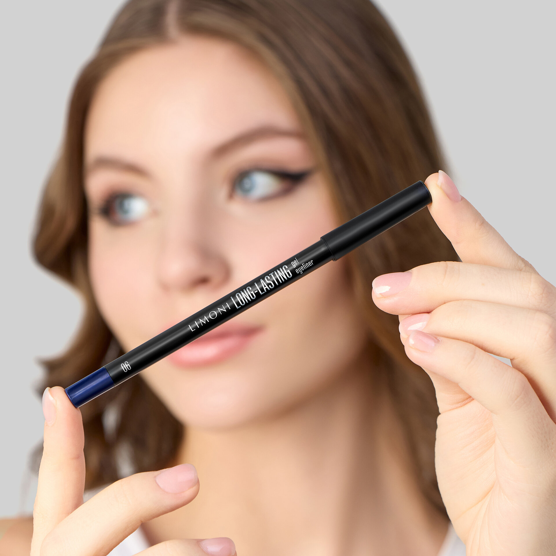 LIMONI Устойчивый гелевый карандаш для глаз "Long-lasting Gel Eyeliner", тон 06