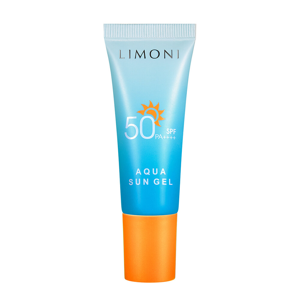 LIMONI Солнцезащитный крем-гель SPF 50+РА++++  Aqua Sun Gel 25ml