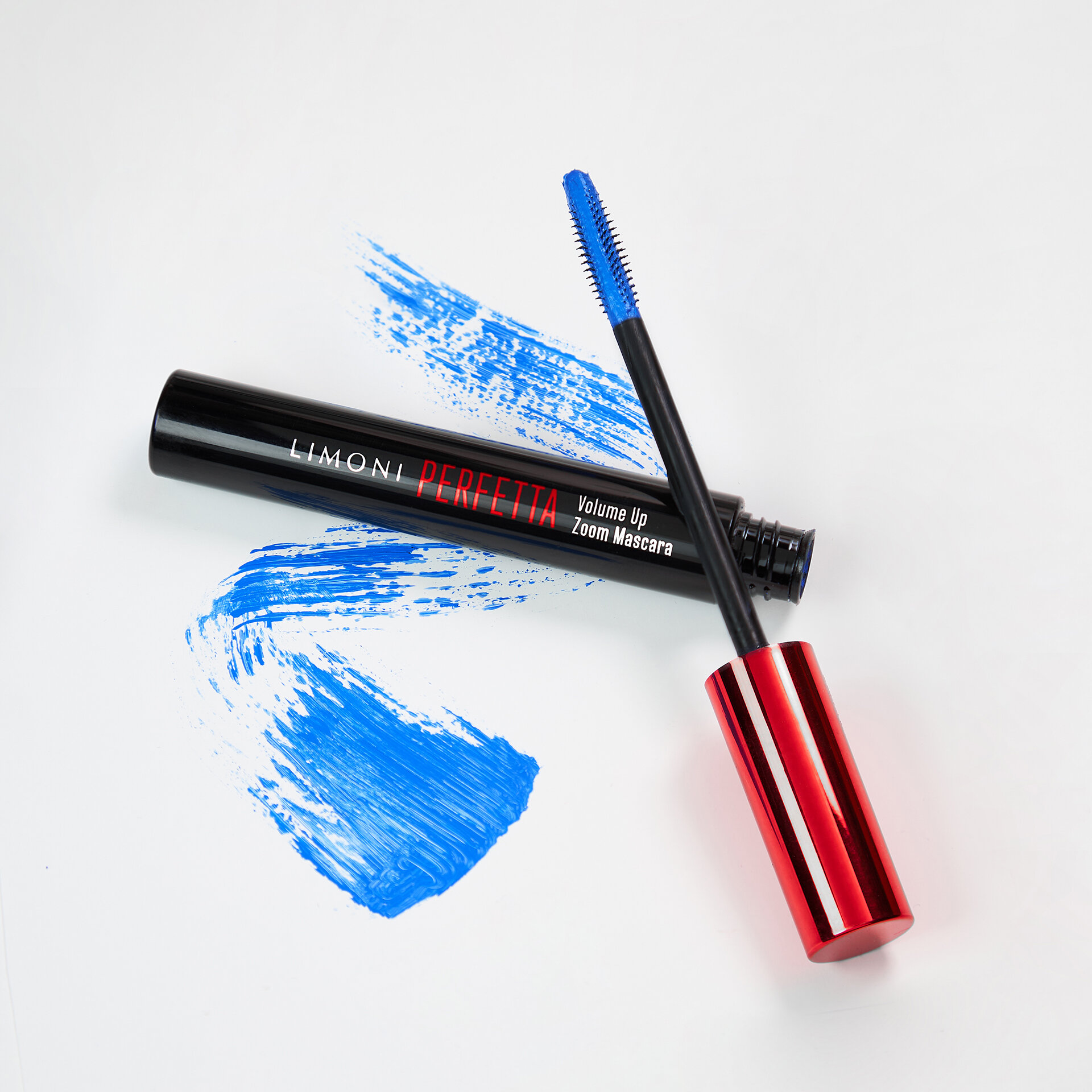 LIMONI Тушь супер объем и удлинение "PERFETTA Volume Up Zoom Mascara" тон 03 blue 