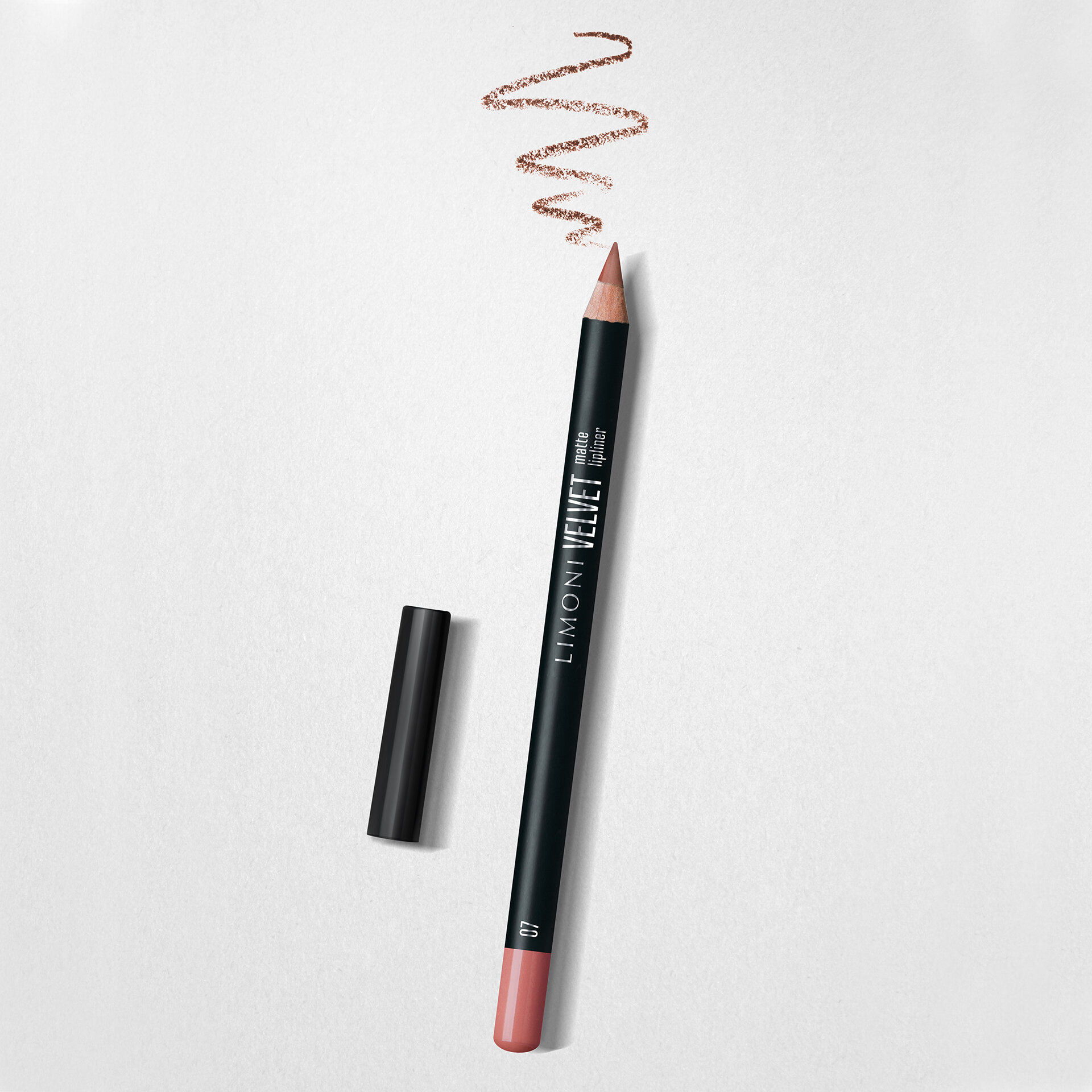 LIMONI Карандаш для губ "Velvet Matte Lipliner", тон 07