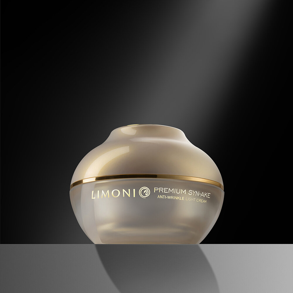 LIMONI Антивозрастной легкий крем для лица со зм.ядом Premium Syn-Ake Anti-Wrinkle Cream Light 50ml