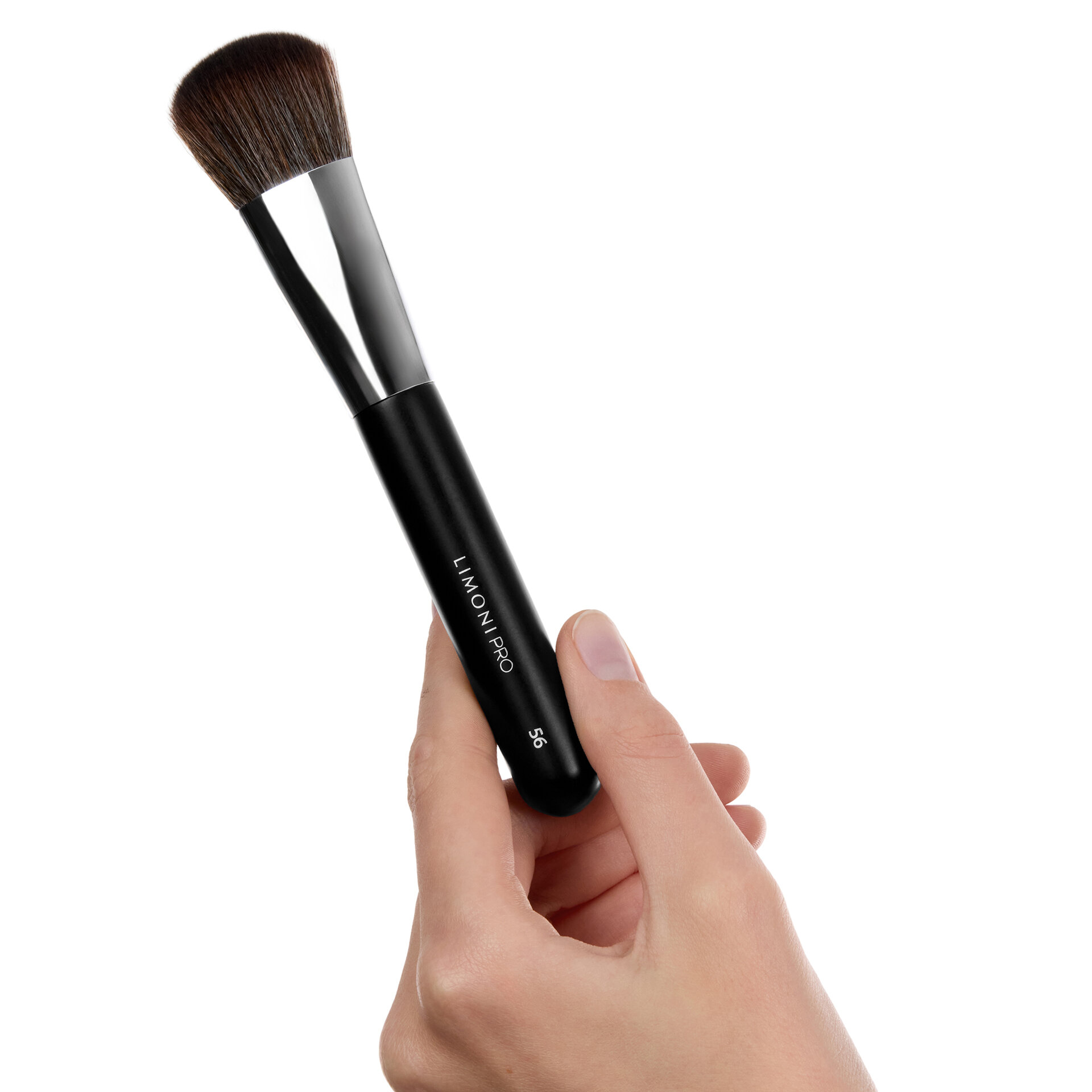LIMONI Professional №56 Кисть для пудры и румян (нейлон)