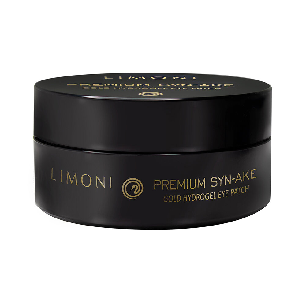 LIMONI Антивозрастные гелевые патчи для век со змеиным ядом Premium Syn-Ake Gold Hydrogel Eye Patch