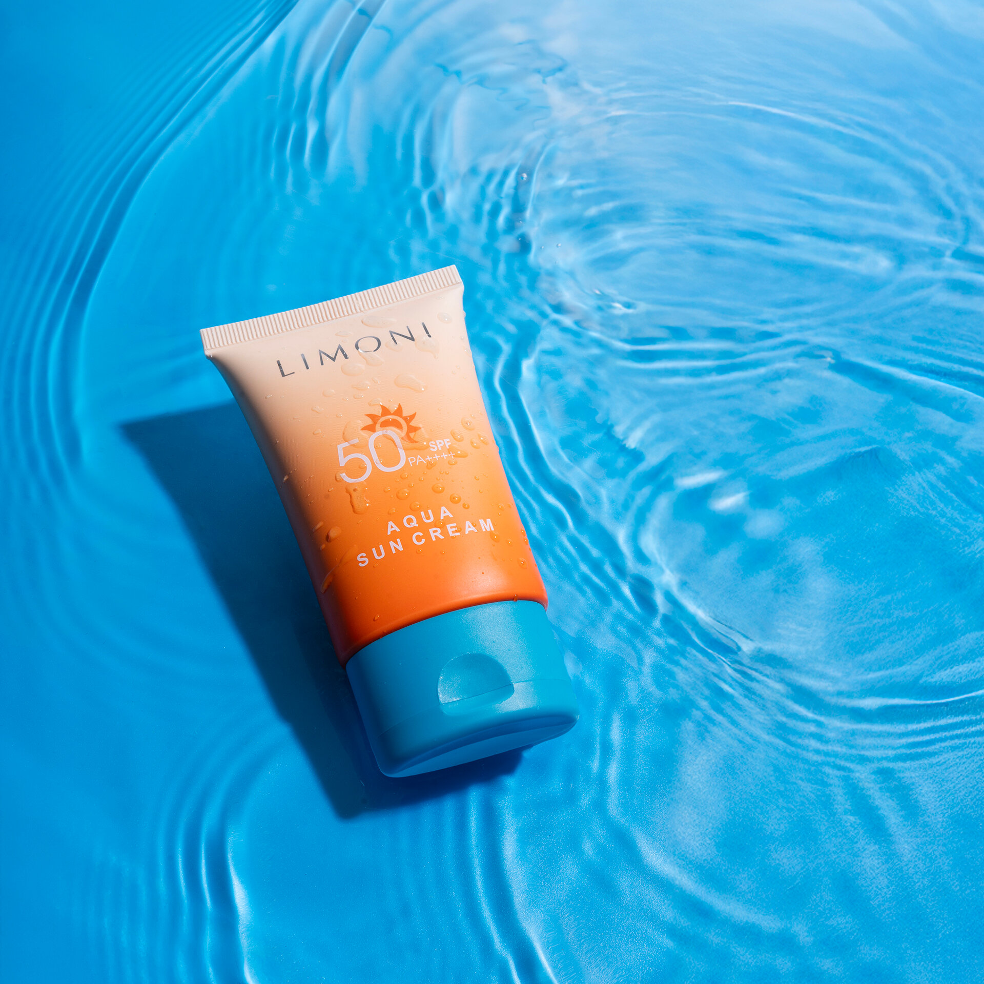 LIMONI Солнцезащитный крем SPF 50+РА++++ Aqua Sun Cream 50ml