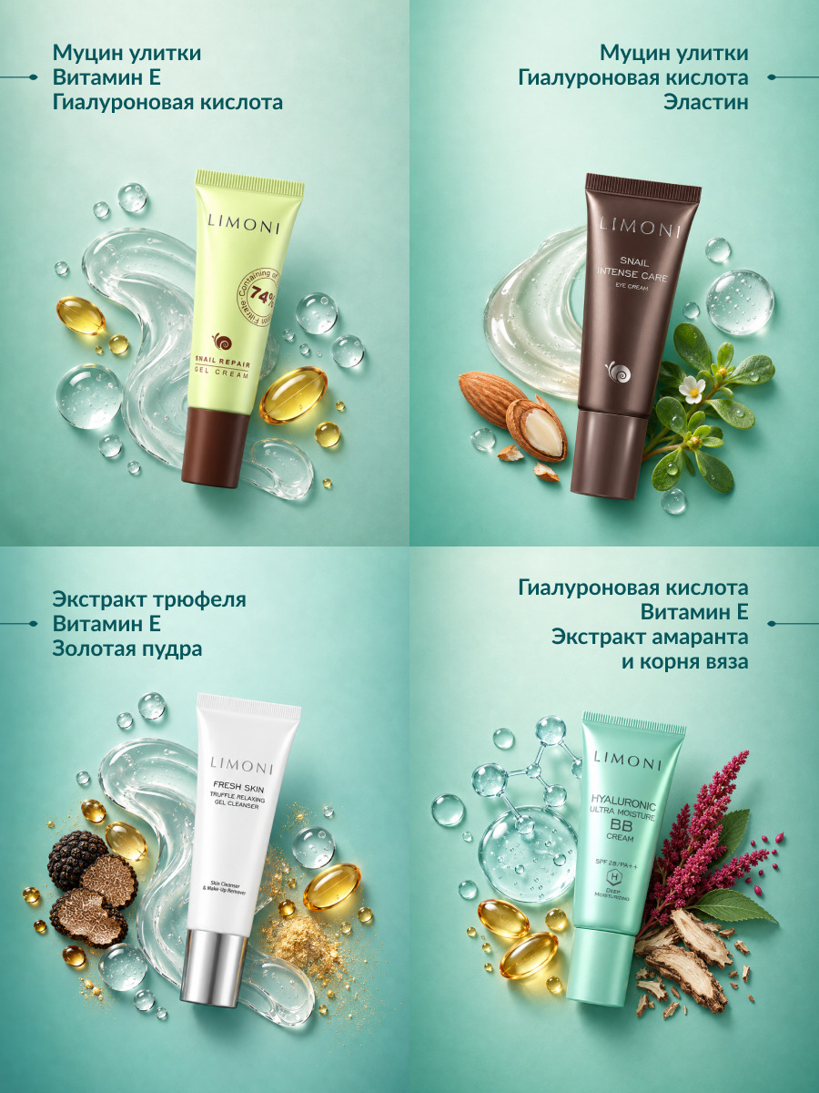 LIMONI Набор миниатюр ежедневного ухода Daily Care Set