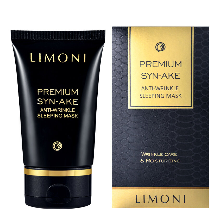 LIMONI Антивозрастная ночная маска со змеиным ядом Premium Syn-Ake Anti-Wrinkle Sleeping Mask 50 ml