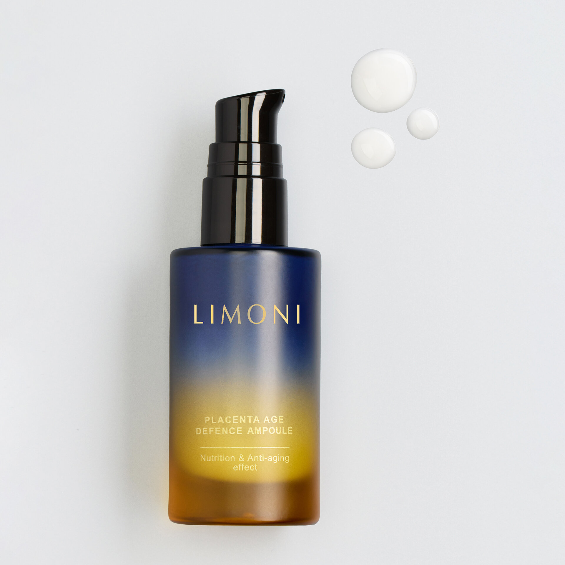 LIMONI Сыворотка для лица антивозрастная с плацентой Placenta Age Defenсe Ampoule 30ml