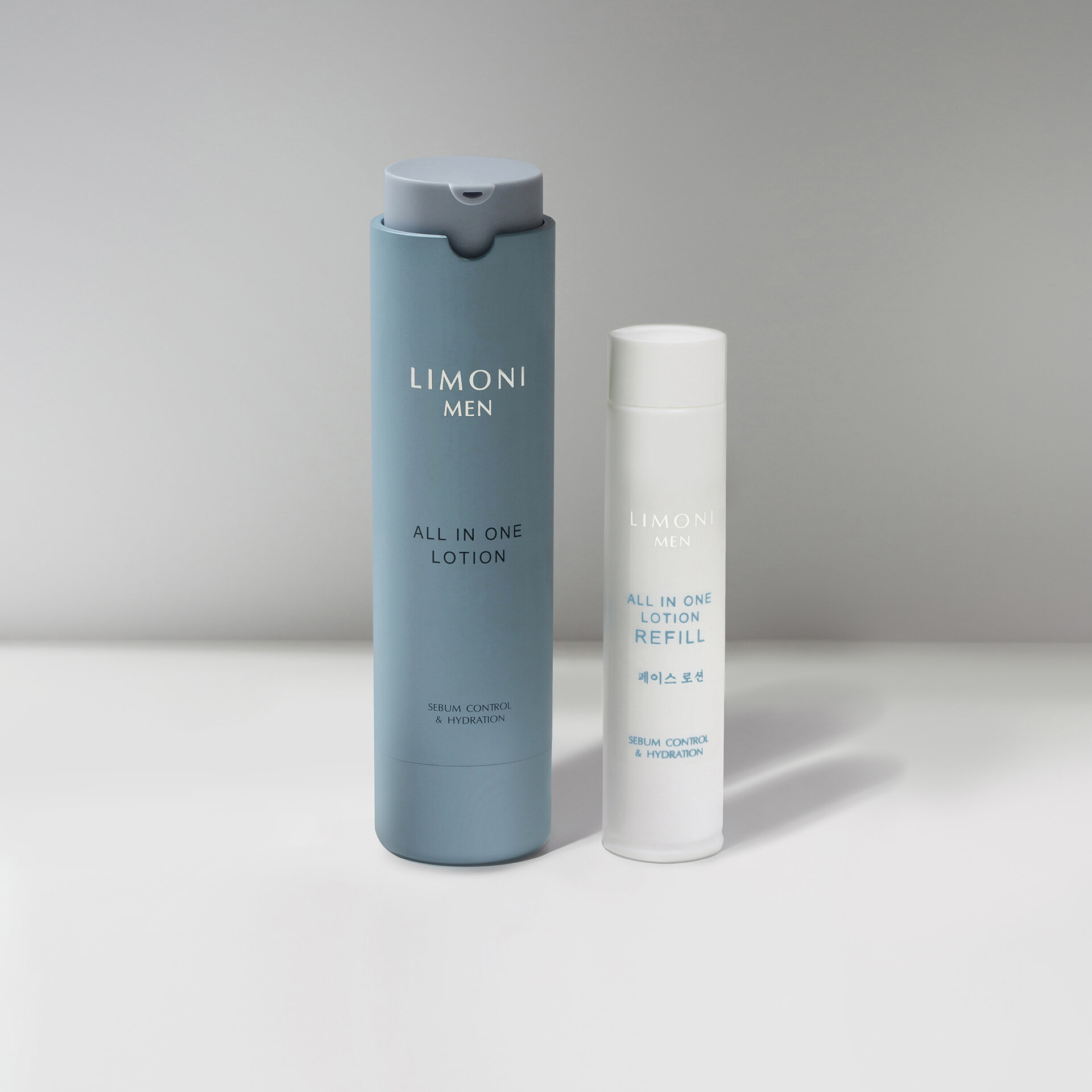 LIMONI MEN Мужской крем-лосьон для жирной кожи (Сменный блок) All In One No-Sebum Lotion Refill 50ml