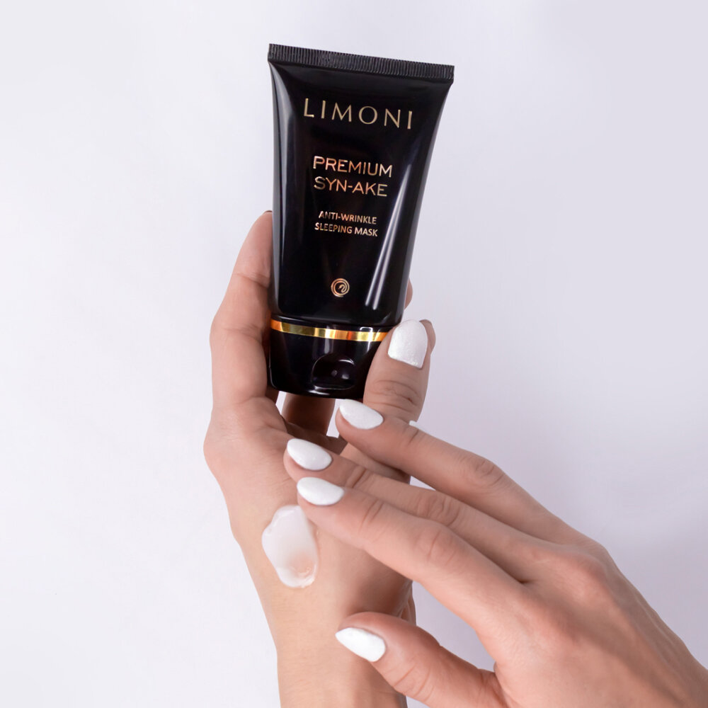 LIMONI Антивозрастная ночная маска со змеиным ядом Premium Syn-Ake Anti-Wrinkle Sleeping Mask 50 ml