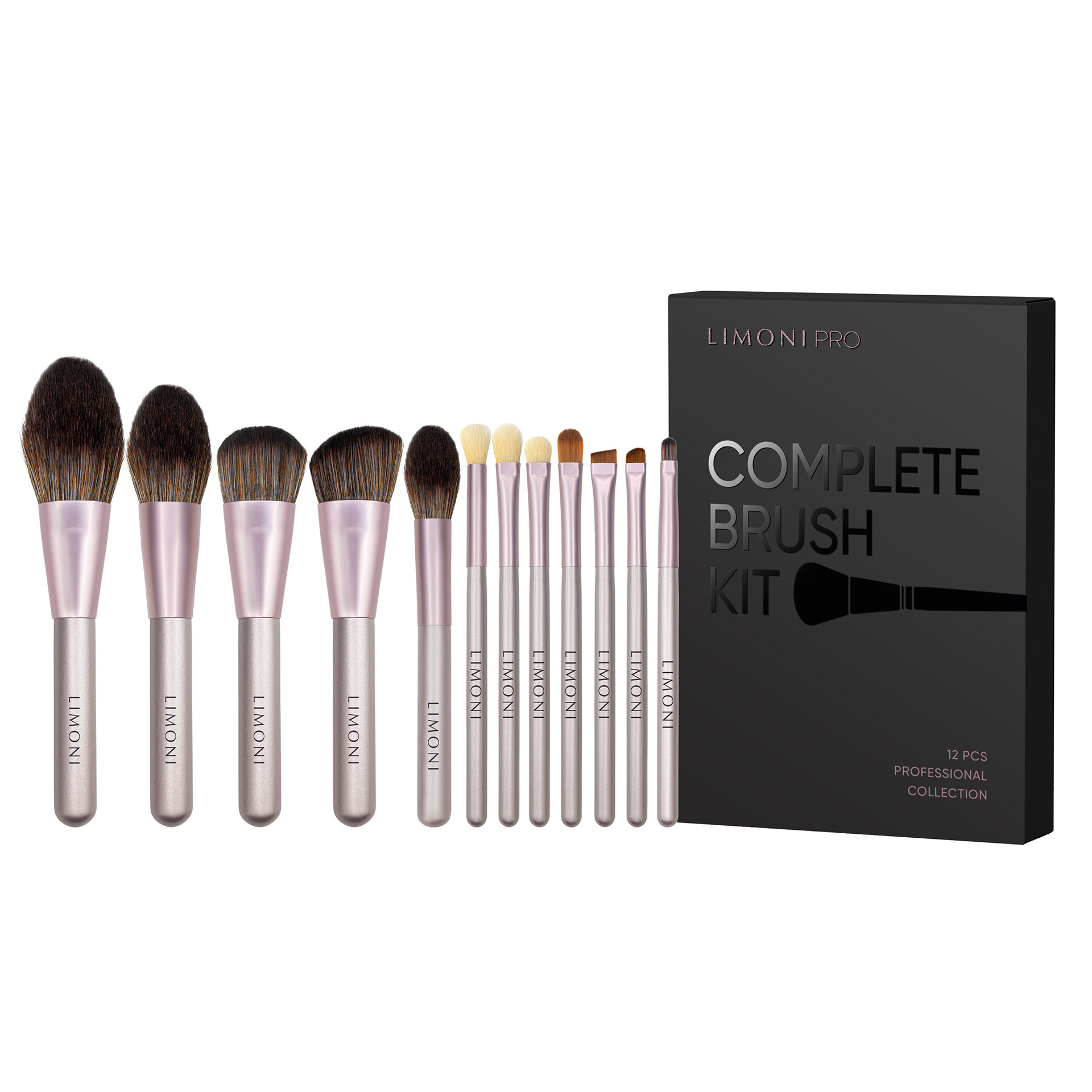 LIMONI Набор кистей "Complete Brush Kit" (12 кистей)